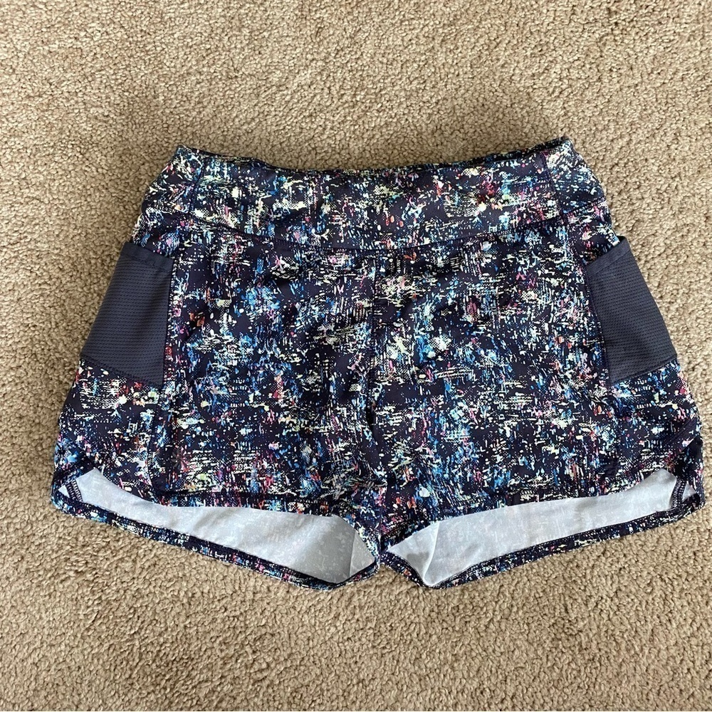 Athleta Girl | Girl's Record Breaker 3" Multicolor Athletic Shorts Size M 8-10